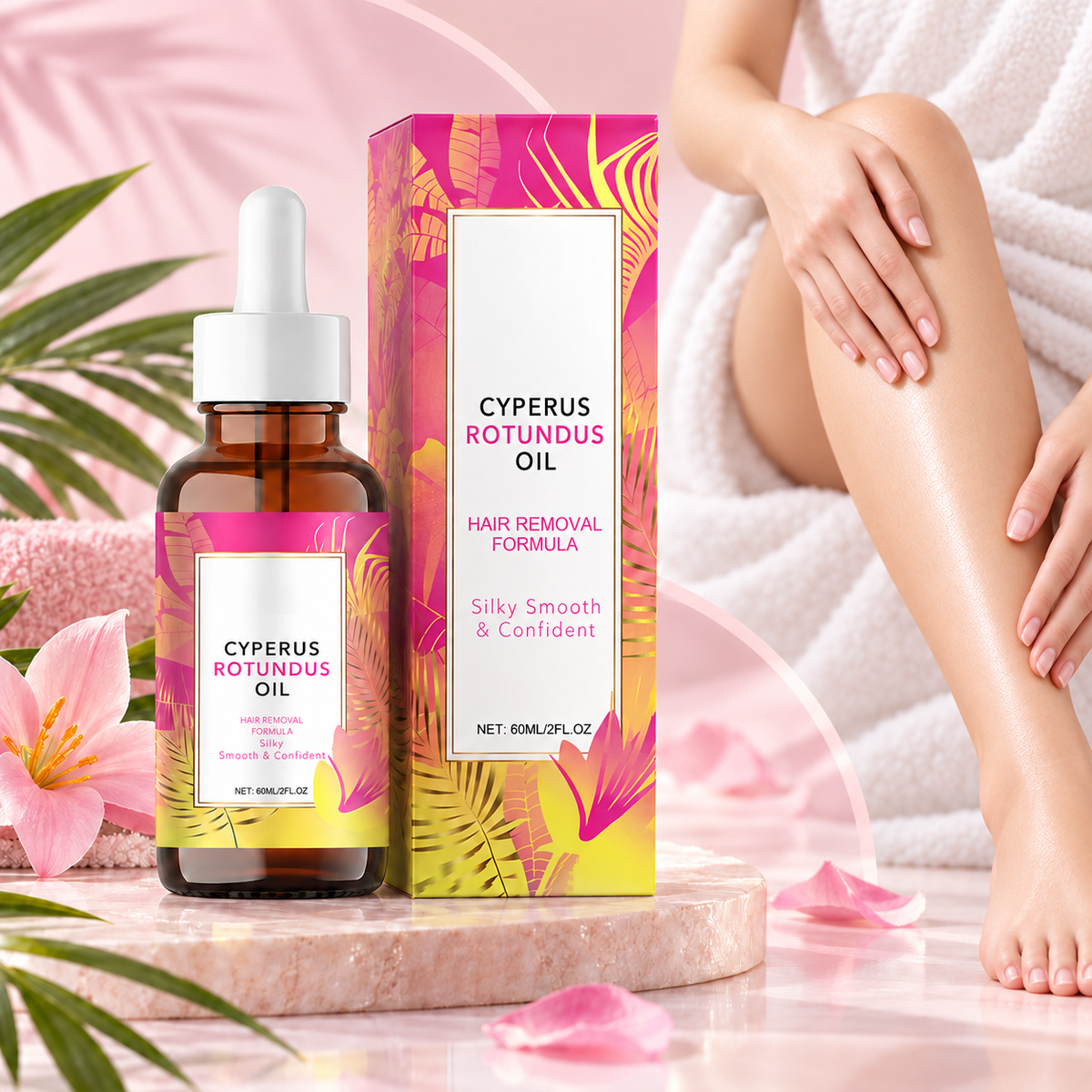 Cyperus Rotundus Oil 60 ml — Aceite post-depilación